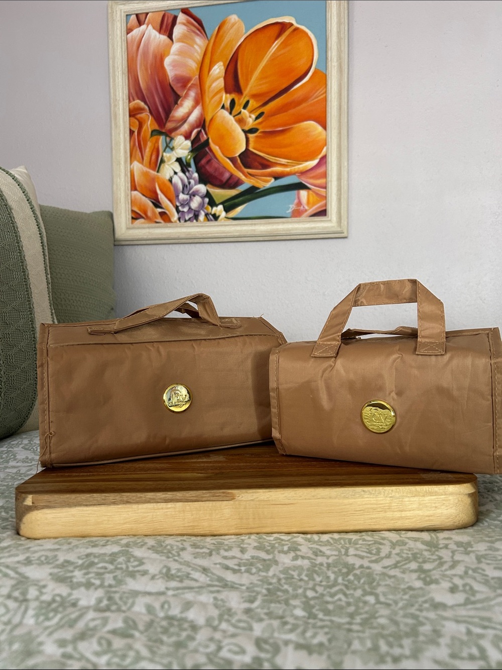 Hanging Travel Toiletry Organizers - Set of 2